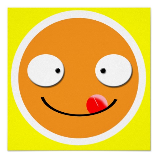 cartoon smile yum smiley face posters from Zazzle. - ClipArt Best