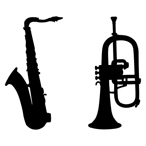 Saxophone Silhouette - ClipArt Best