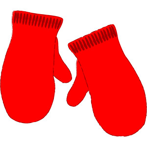 Red Mittens - ClipArt Best