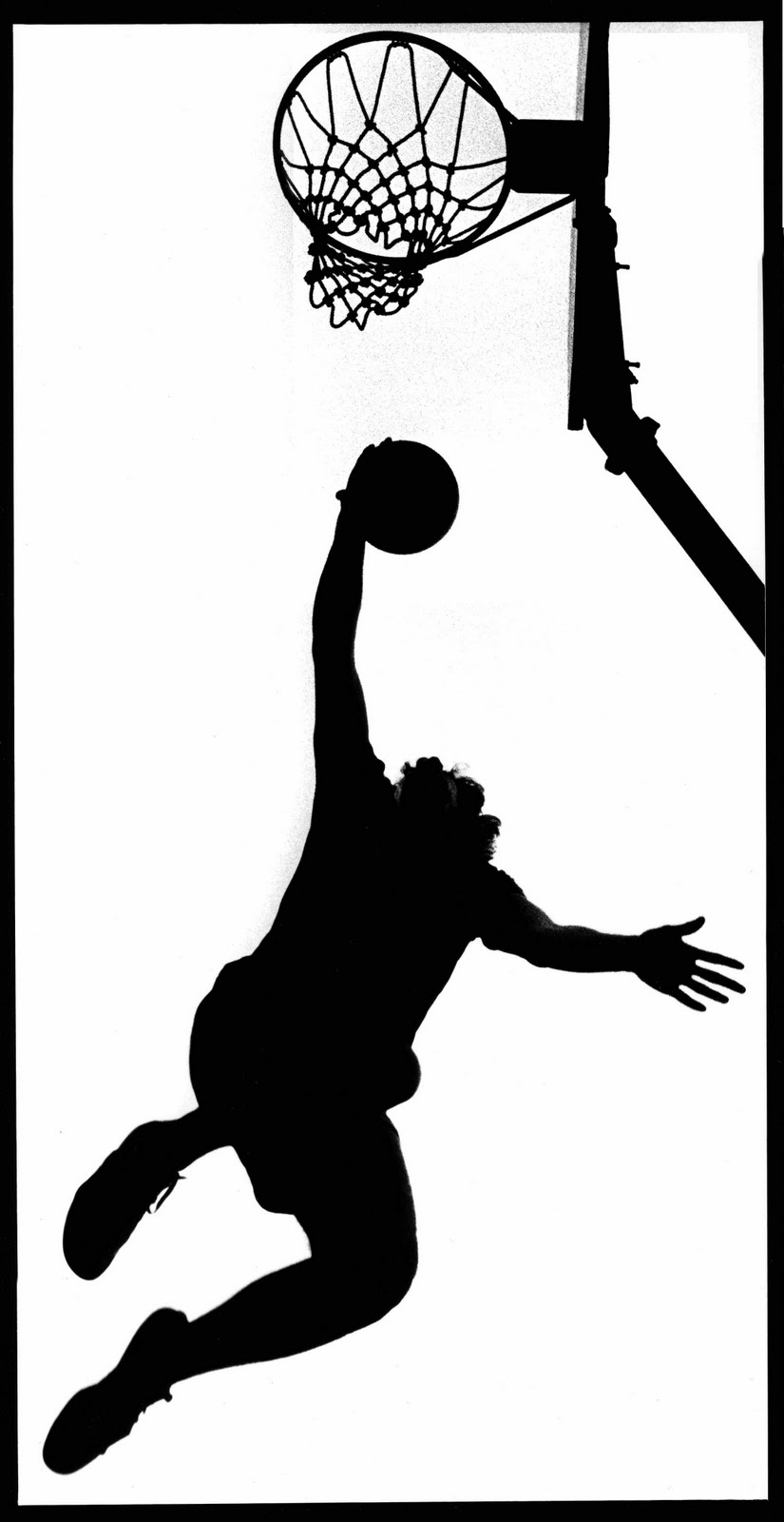 Basketball Silhouette Clipart