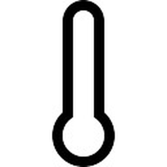 Black thermometer outline Icons | Free Download