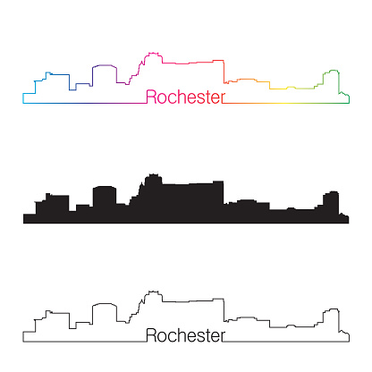 Rochester Skyline Clip Art, Vector Images & Illustrations