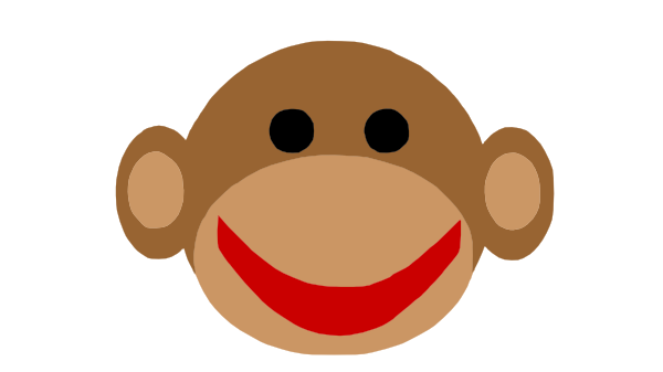 Monkey Face Cartoon - ClipArt Best