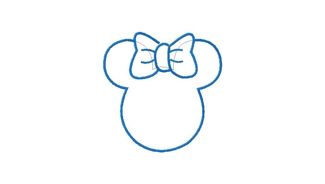 Mouse Minnie Outline Clipart Clipart Best Clipart Best