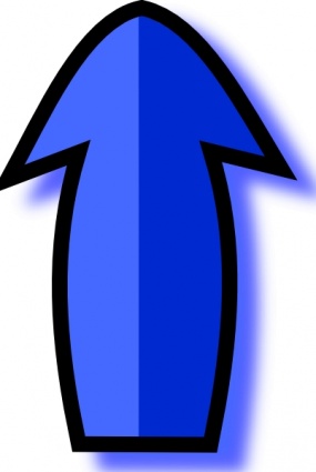 Arrow pointing up clipart