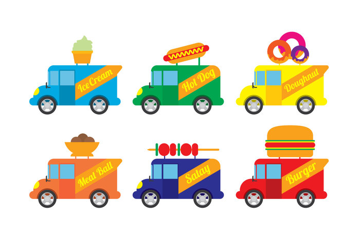 Food Truck Vector - Download Free Vector Art, Stock Graphics & Images