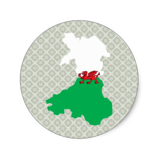 Welsh Flag Stickers | Zazzle