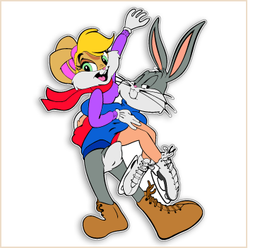 Bugs Bunny And Girl - ClipArt Best