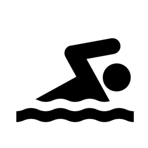 Silhouette swimmer clipart kid - Clipartix