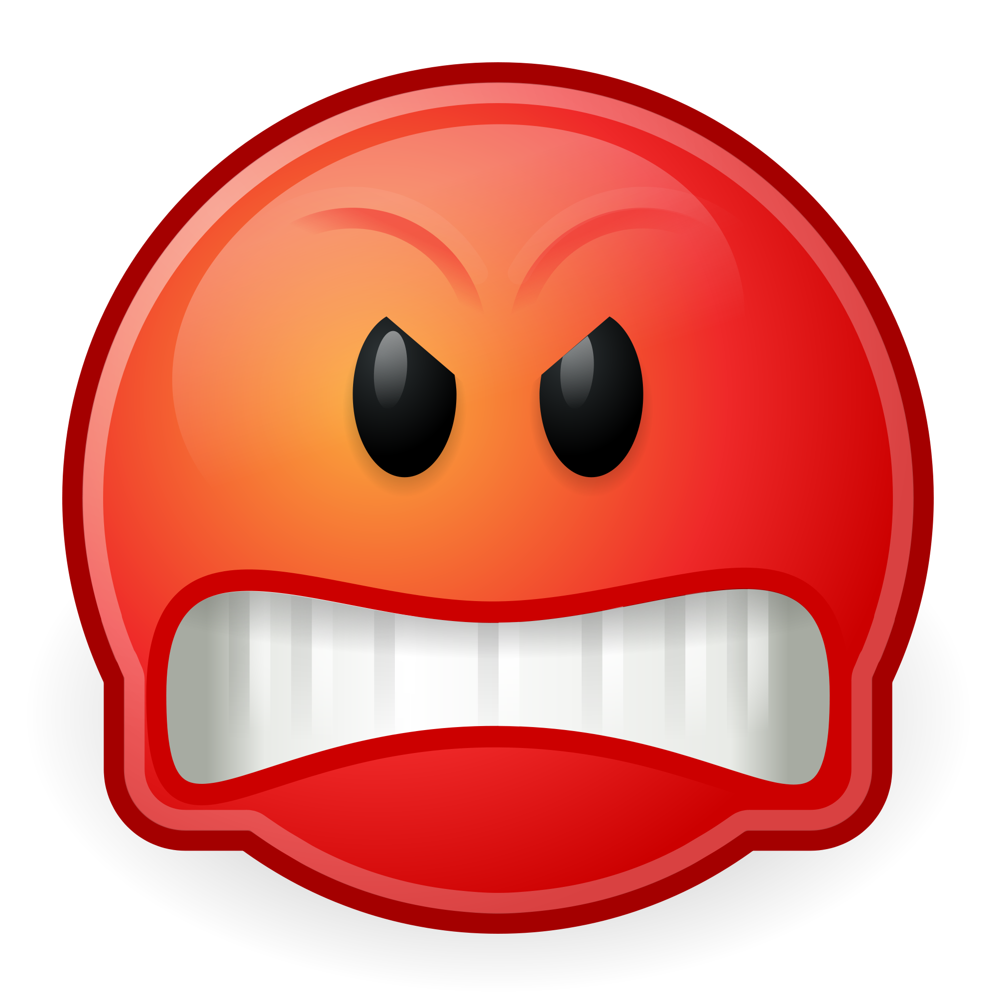 Red Angry Emoticon ClipArt Best