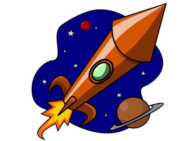 Rocket ship clip art free