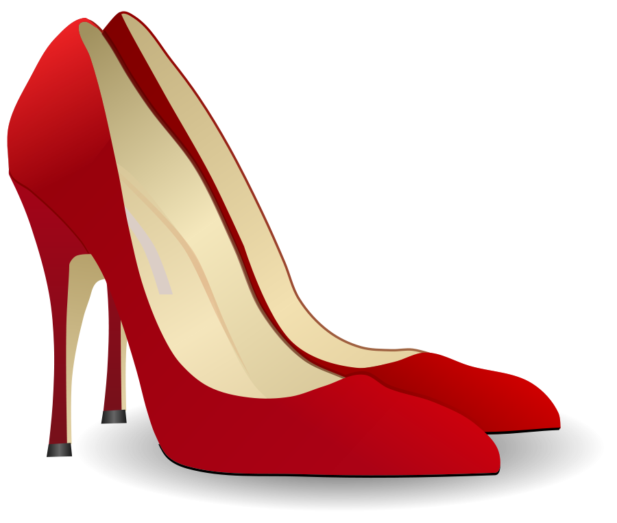 High heel shoes clipart