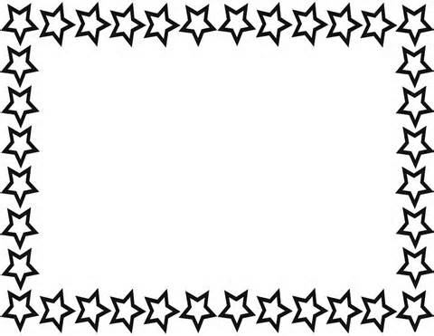 Star Black Boarder Designs - ClipArt Best