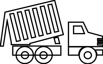 Dump Truck Cartoon Clipart