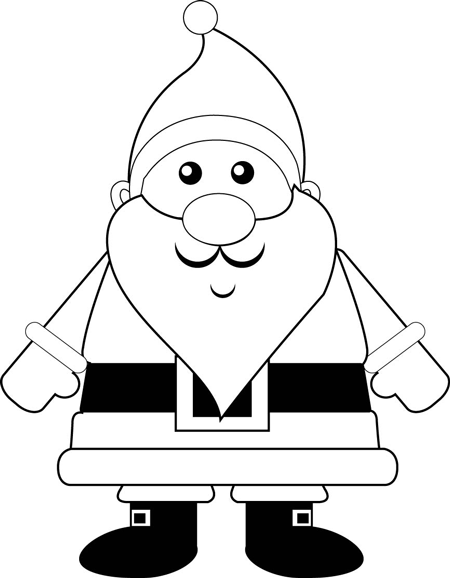 An Easy Cartoon Santa Clause to Learn How to Draw Step by Step for ...