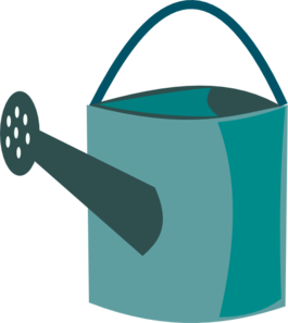 Green Watering Can Clip Art - vector clip art online ...