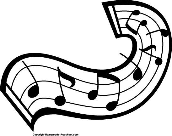 Music notation clipart