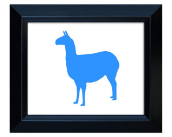 llama print