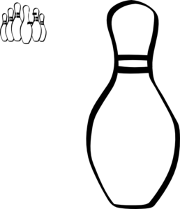 Bowling Pins Clip Art - vector clip art online ...