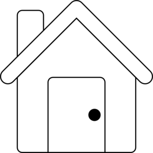 Blank house clipart