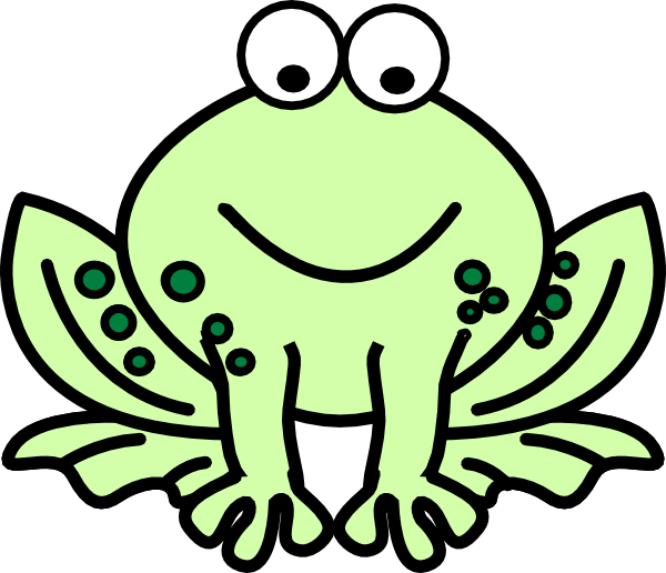 Frog clip art moving