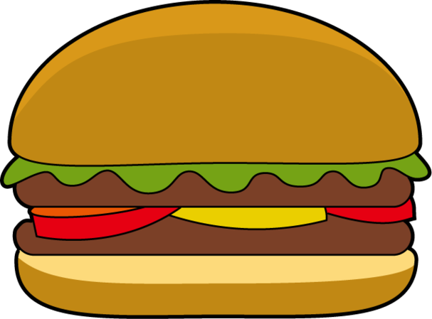 Burger Clip Art - Tumundografico