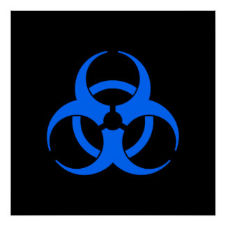 Biohazard Symbol Posters | Zazzle