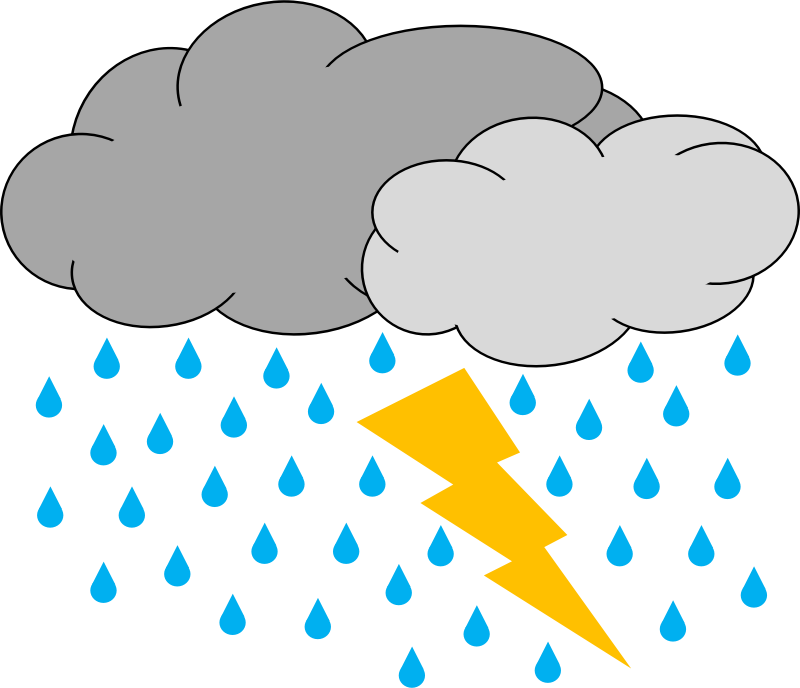 Hd thunderstorm clipart - ClipartFox