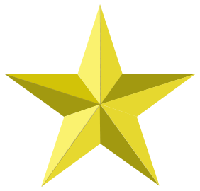 Gold STAR Template - ClipArt Best