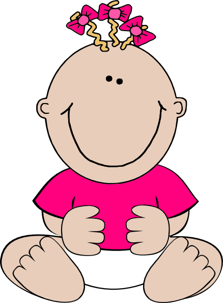 Images of a baby girl clipart