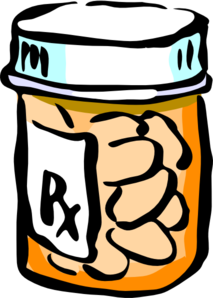 Medicine Bottle Clip Art - vector clip art online ...