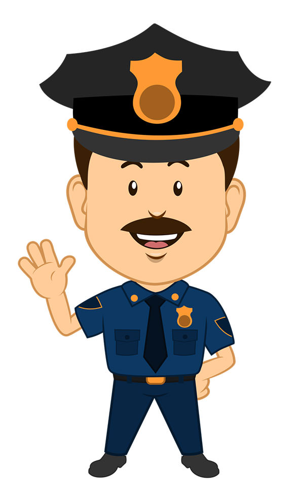 15+ Free Vector Police Cartoon Clipart