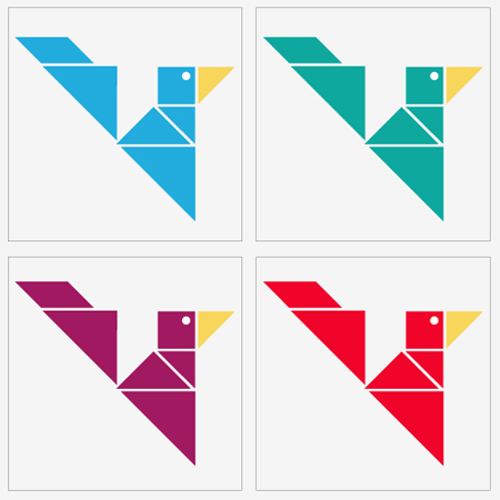 Tangram Alphabet Study: V (part 3) | Amy Redmond :: Art Direction ...