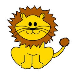 Cute lion clipart