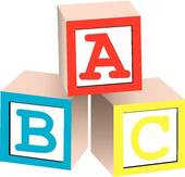 Clipart block letters