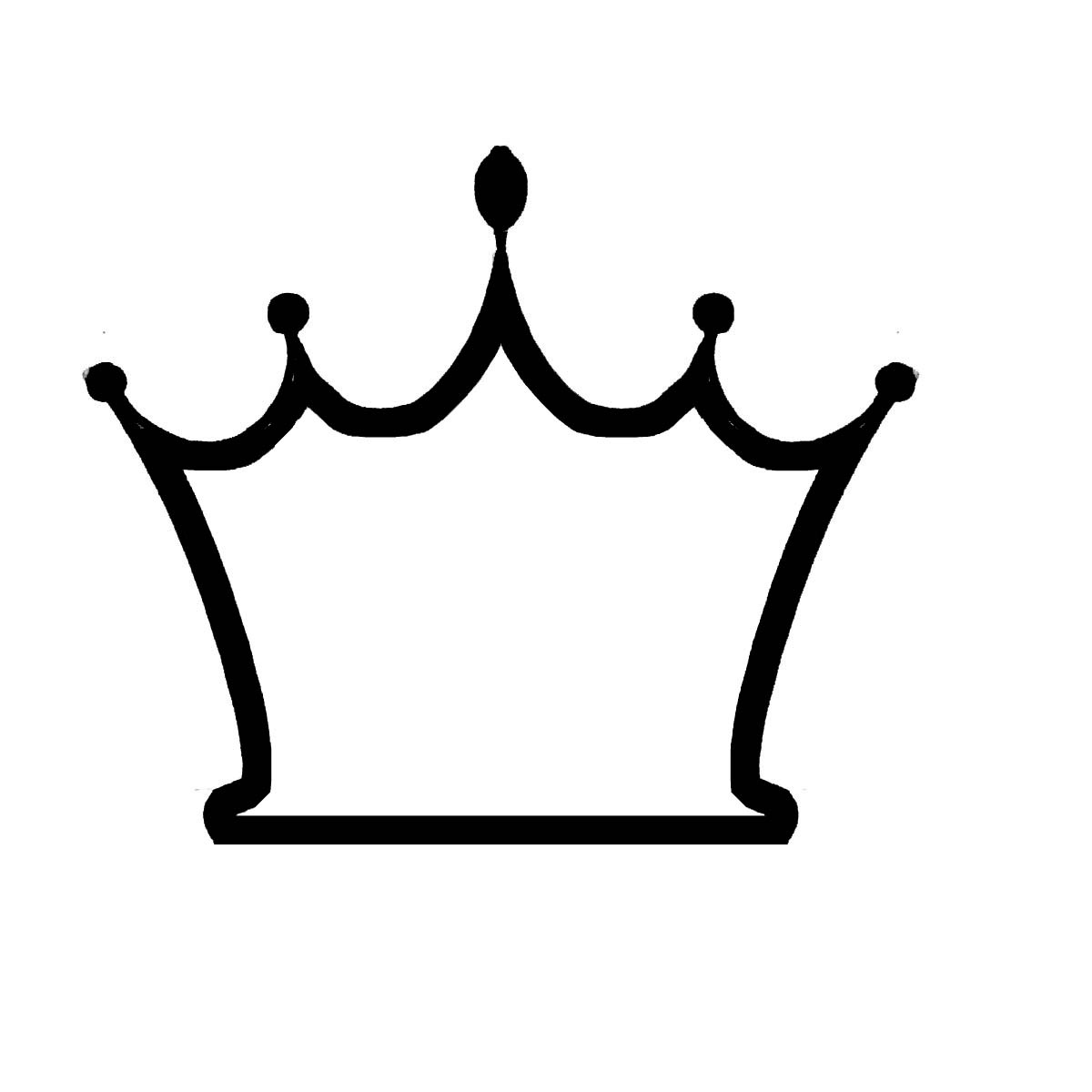 Princess Crown Clipart Black And White - Free ...