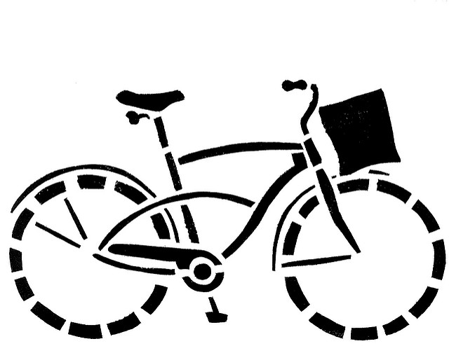 Bicycle Stencils and Bicycle Buttons | Flickr