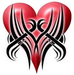 Airbrush Heart Stencil - ClipArt Best