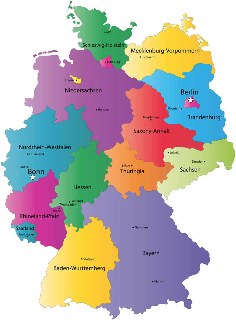 Map of Germany - Dr. Odd