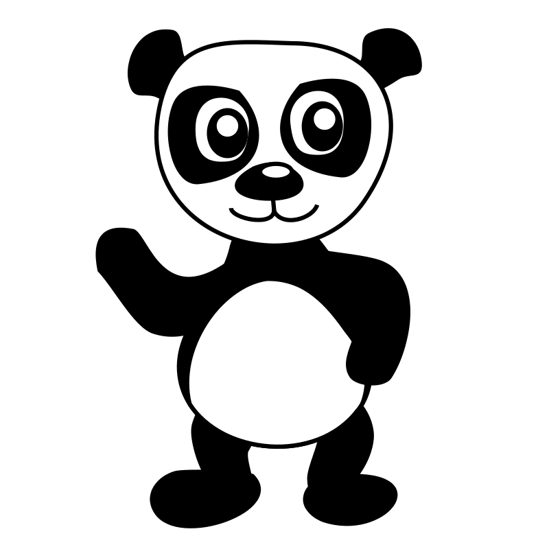 Panda Free Vector / 4Vector