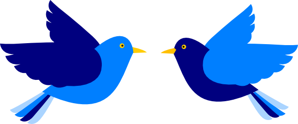 Cute blue bird clip art free clip art birds clip clipartix 2 ...