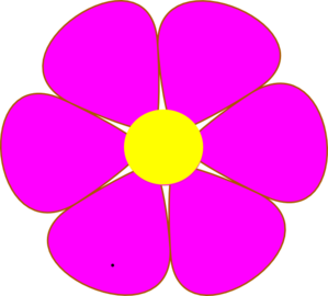 Pink Flower Clip Art - vector clip art online ...