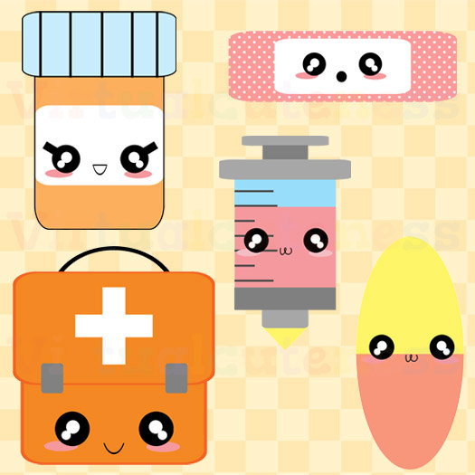 Kawaii First Aid Clipart Doctor Clip Art by Virtualcuteness