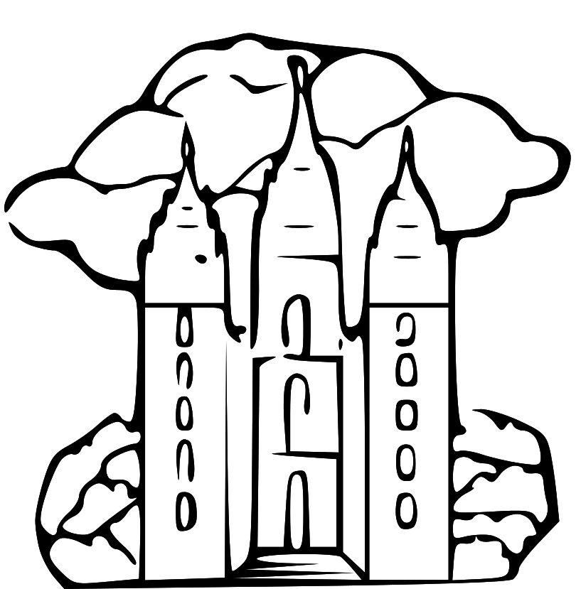 35+ Line Drawing Church Clip Art