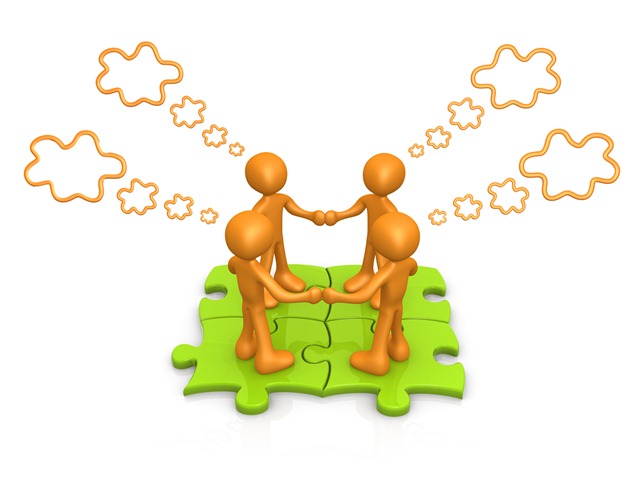 Clip Art Of Collaborative Planning Clipart