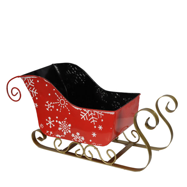 Sleigh Snow Flakes Basket Container - Small The Lucky Clover ...