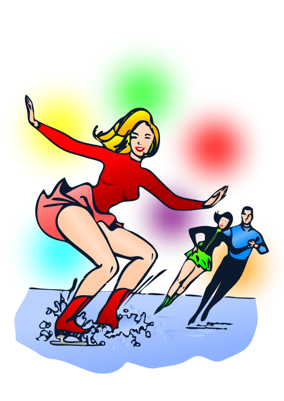 Ice Skating Clipart