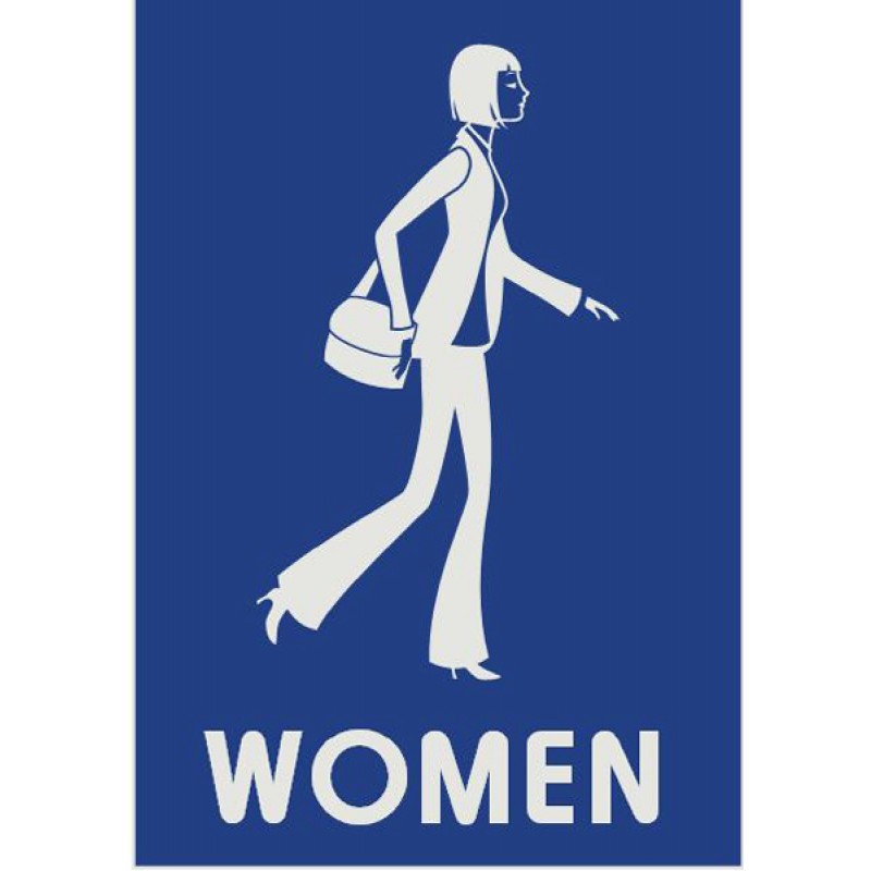 Bathroom Signs For Women - ClipArt Best