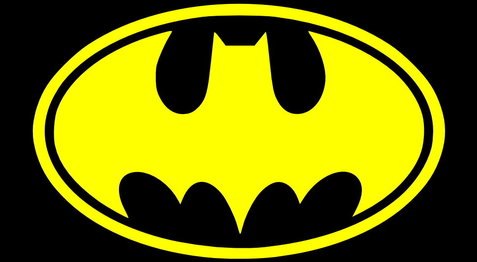 Here is a decal of the infamous Batman symbol, It is 4