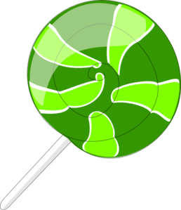 Green Lollipop Clip Art - vector clip art online ...